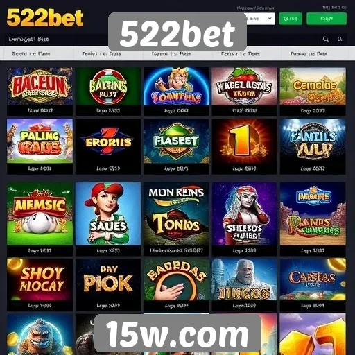 522bet oferece diversidade de jogos online