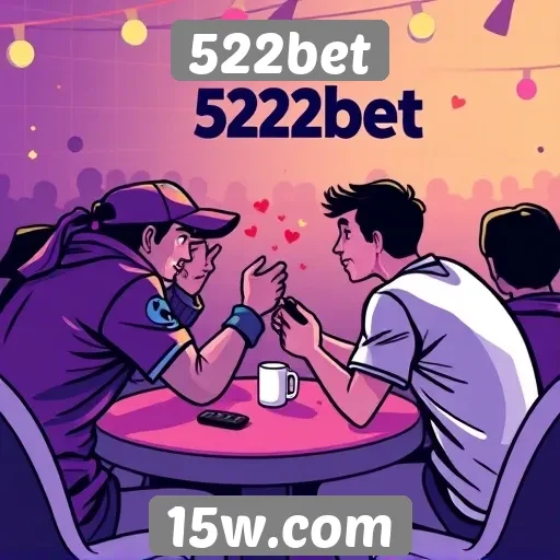 Interação dos jogadores nas redes sociais do 522bet